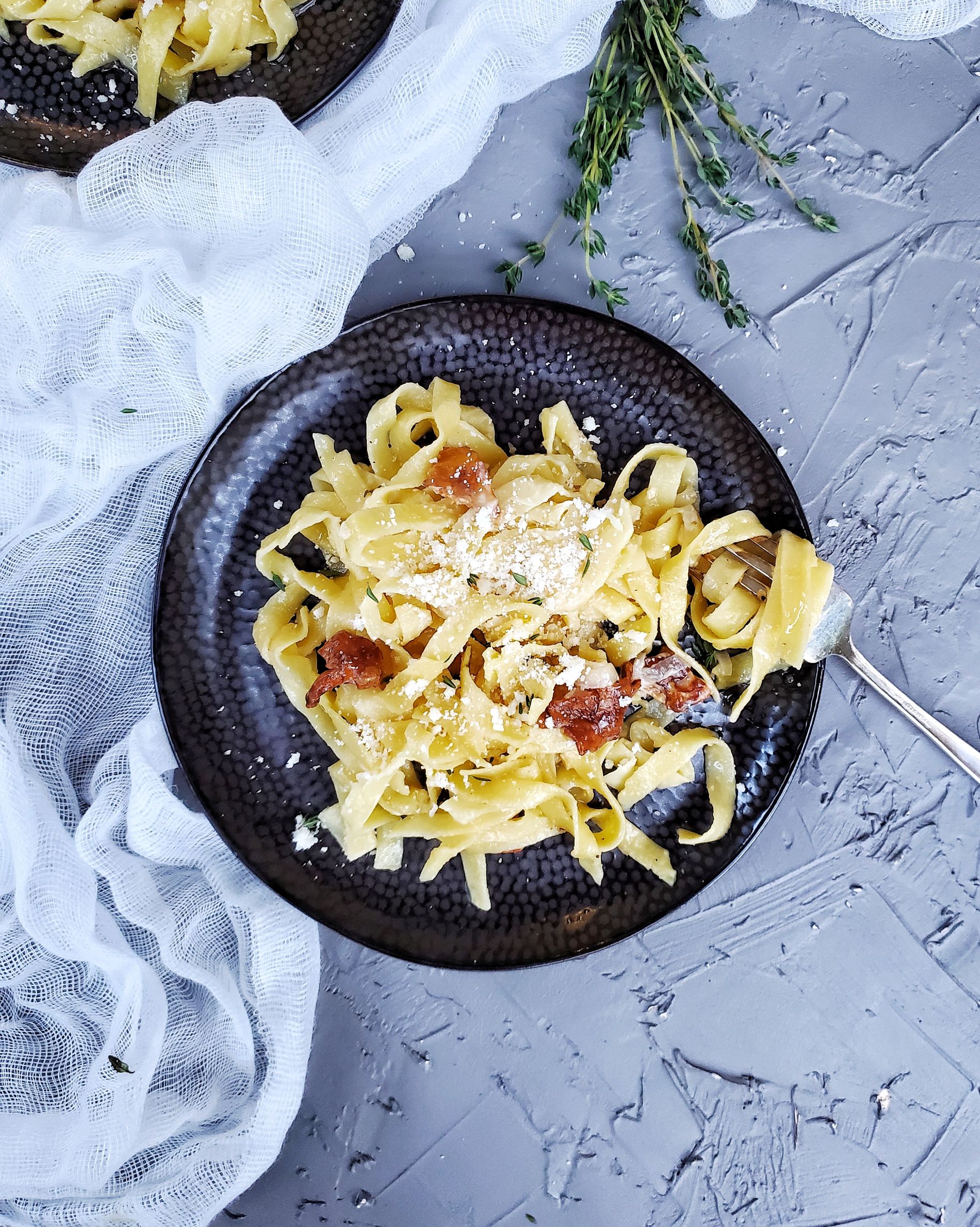 Creamy Pasta with Chanterelle Mushrooms